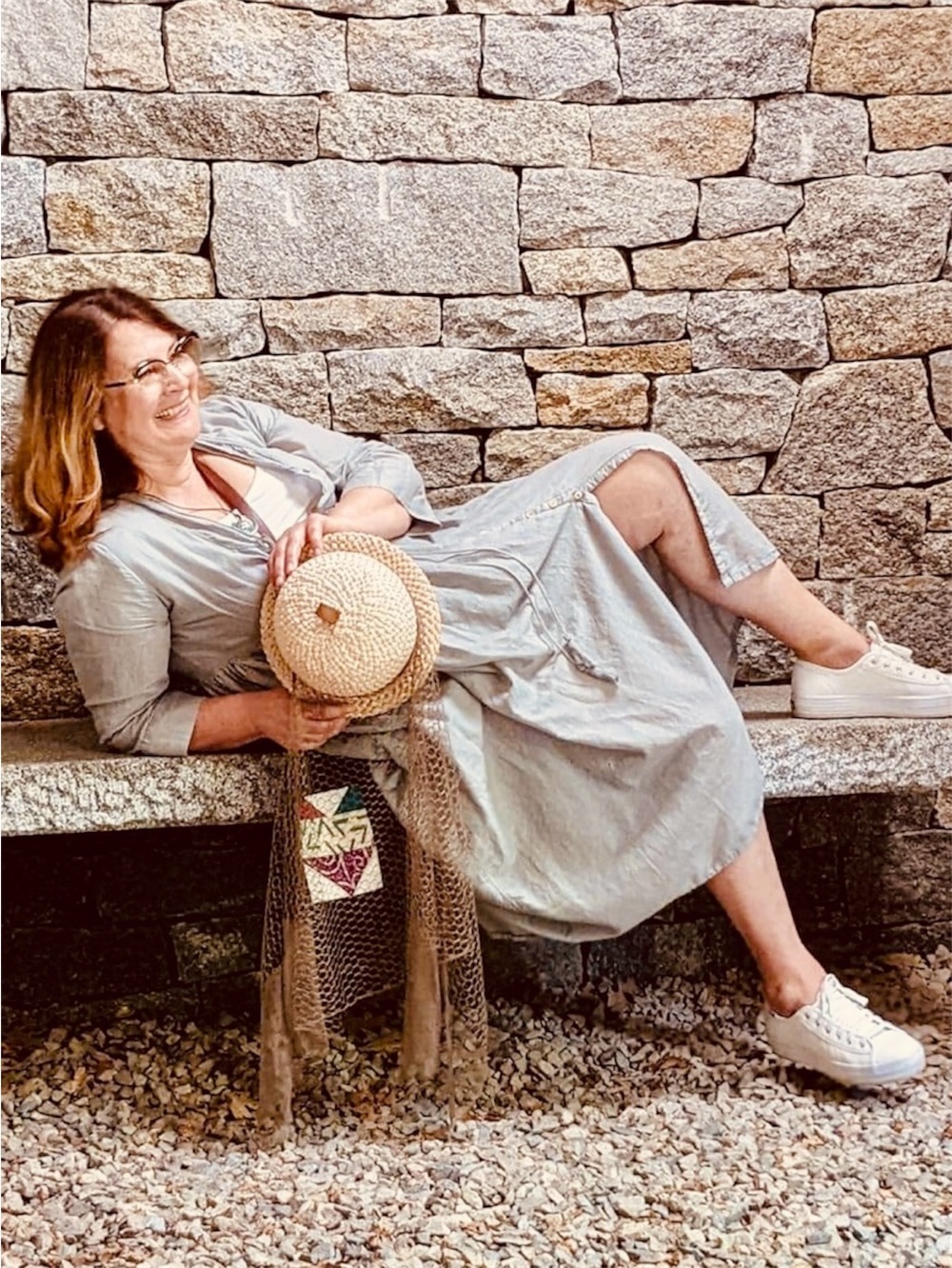 Natural Life dress, size Large, light and airy, lined from waist to knees